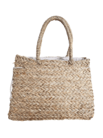 Safari Lace, Woven Tote with Animal Print  Embroidery - Image 4