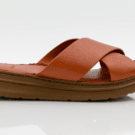 Comfort Fit Leather Slip-On Sandals