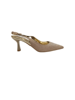 Gold Stardust Heels