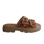 Chunky Animal Print Sandals
