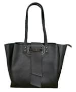 Luxurious Suede-Lined Faux Leather Handbag