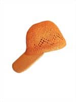 Coral Wave Mesh Cap