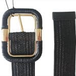 Square Gold Buckle Elegance
