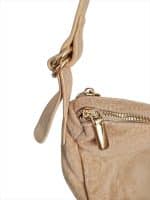 Suede Look with Gold Zip - Image 3