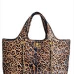 Quilted Design with Gold Chain