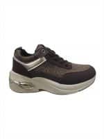Brown Monogram Chunky Sneakers - Image 2