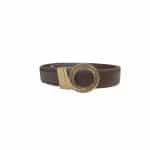 Brown Leather Women’s Belt