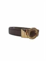 Brown Leather Women’s Belt - Image 3