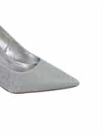 Silver Glitter Stiletto Heels - Image 3