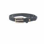 Minimal Black Suede Belt