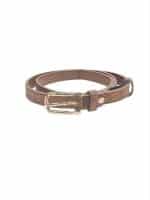Minimal Camel Suede Belt