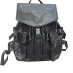 Urban Style Black Backpack with Adjustable Straps