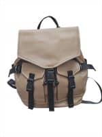 Urban Style Beige Backpack with Adjustable Straps