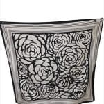 Luxury Floral Print Satin Scarf