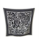 Luxury Floral Print Satin Scarf