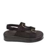 Espresso Brown Comfort Sandals with Chunky Sole Design