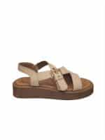 Minimal Cream Flatform Sandals for Elegant Summer Looks - Image 2