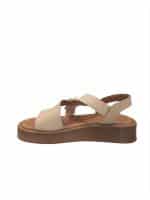 Minimal Cream Flatform Sandals for Elegant Summer Looks - Image 4