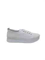 Clean All-White Casual Shoes with Modern Minimal Design
