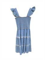 Tiered Denim Look Sundress – Feminine Summer Casual Dress - Image 2