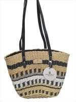 Ethnic-Inspired Woven Handbag - Image 2