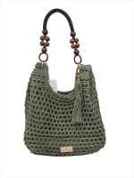 Natural Raffia Chain Detail Handbag” - Image 3