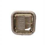 Modern Gold Frame Waist Accessory-Beige