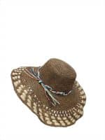 Bohemian Straw Sun Hat with Colorful Detail – Elegant Holiday Hat for Women - Image 2