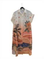 Botanical Print Maxi Dress - Image 2
