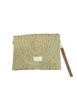 Striped Straw Clutch - Image 2