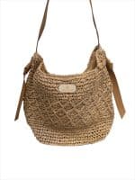 Boho Luxe Woven Shoulder Handbag - Image 3