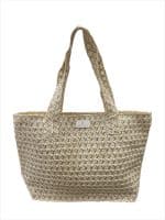 Minimal Natural Straw Handbag - Image 2