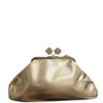 Womens Metallic Clutch Bag