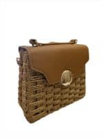 Small Bamboo Style Crossbody Bag
