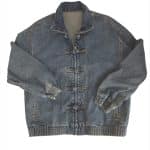 Retro Loop-Fastening Denim Jacket