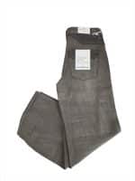 Ash Grey Seam Detail Wide-Leg Jeans - Image 4