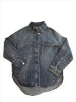 Starlight Crystal Denim Shirt