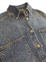 Starlight Crystal Denim Shirt - Image 3