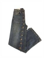 Button Side Wide-Leg Jeans - Image 3
