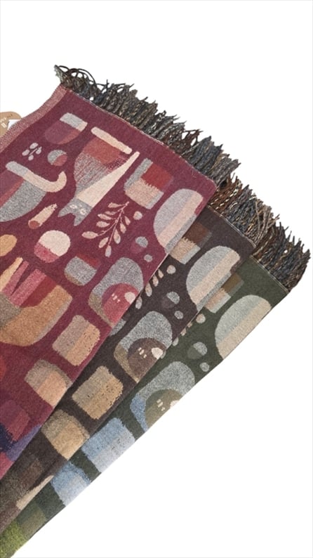581040.jpg Retro Charm Multicolor Scarf - Image 1