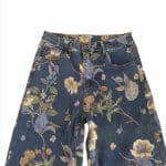 Flora Bloom Wide Leg Denim Jeans