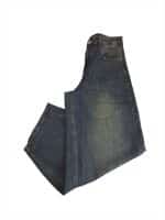 Vintage Wash Wide-Leg Jeans