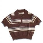 Vintage Stripe Polo Top