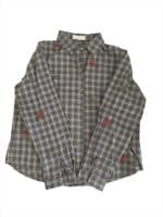 Vintage Bloom Checked Shirt - Image 3