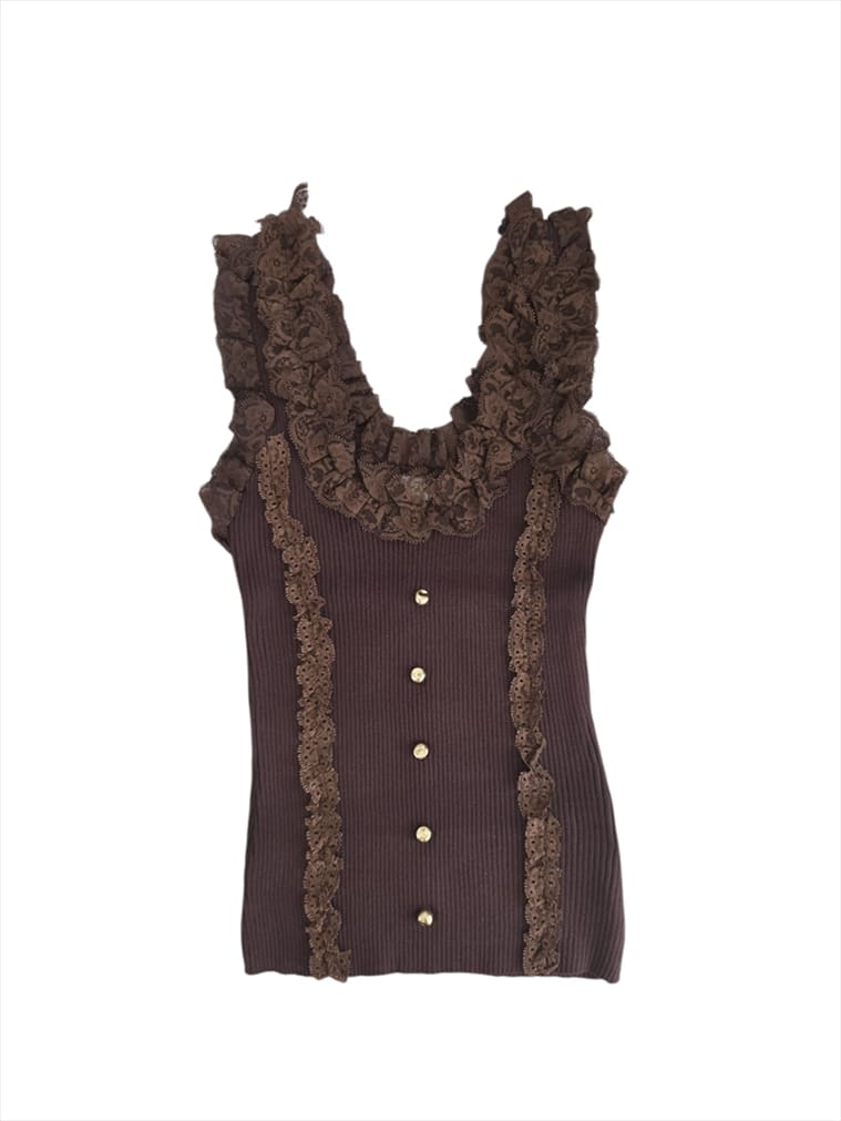 HS6969.jpg Vintage Romance Lace Top - Image 1
