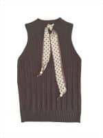 Vintage Academia Knit Vest - Image 2