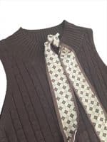 Vintage Academia Knit Vest - Image 3