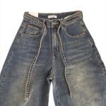 Tie-Waist Wide-Leg Jeans