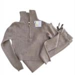 Urban Muse Ribbed Knit Two-Piece Set
