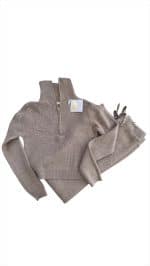 Urban Muse Ribbed Knit Two-Piece Set
